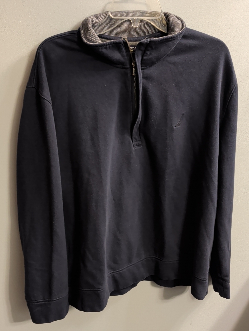 🍉Nautica Navy Blue Quarter-Zip Pullover